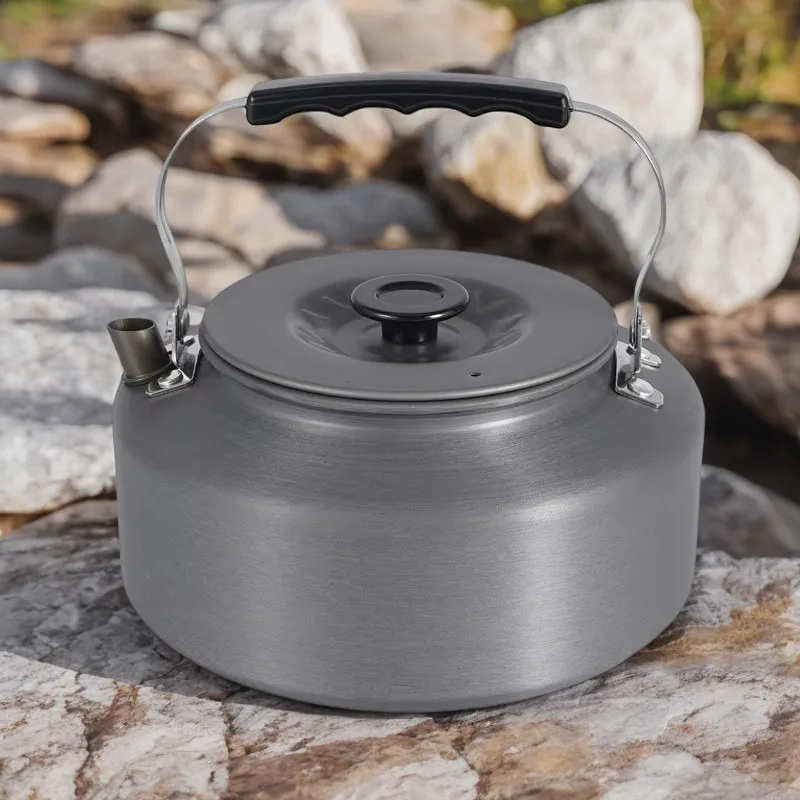 

1.6L outdoor kettle aluminum alloy pot travel pot teapot coffee tableware hiking camping cooker accessories