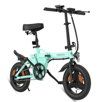 Eskute F100 Electric Bicycle 250W Motor 36V9AH Lithium Battery Adult Mini Folding Electric Bike 14-inch Tire City Riding E-bike
