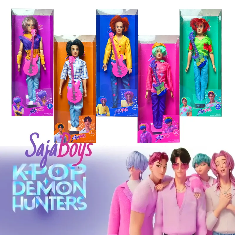 K-POP 2025 Boy Band Demon Saga Anime bewegliche Figur 11-Gelenke Sammlerstück Geschenk für Weihnachten Geburtstag Urlaub Fans