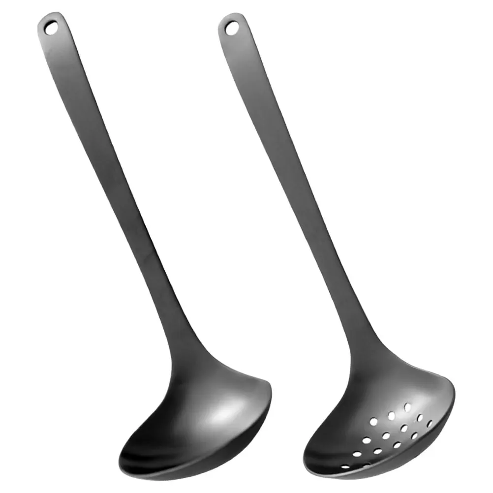

Soup Small Scoops Stainless Steel Ladle Spoon Metal Strainer Ramen Sauce Easy Clean Hygienic Practical Long H