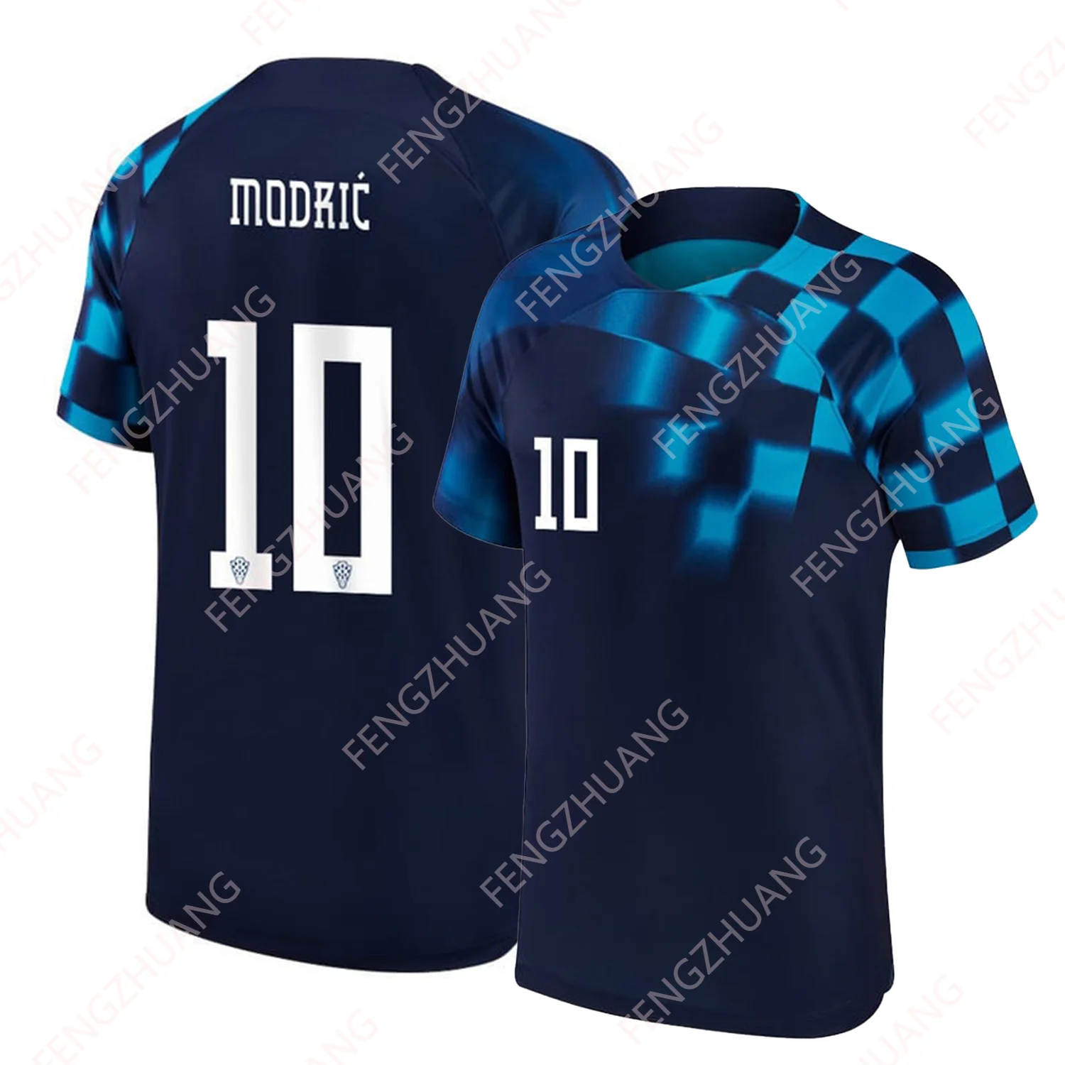 2022 Croatia Outdoor Sweat Absorbent Quick Dry Soccer No10 Jersey Summer Classic Casual Loose Jersey T-Shirt New