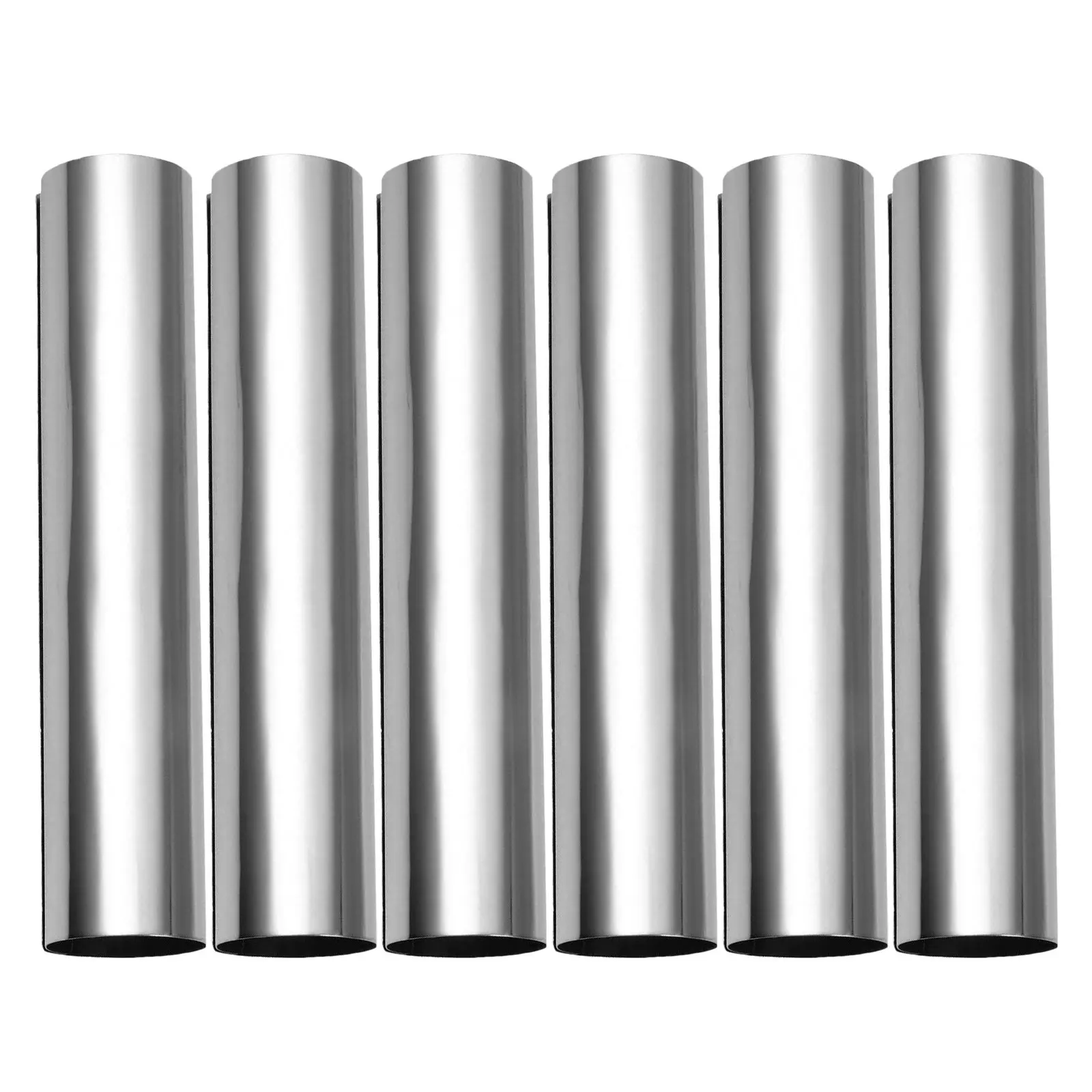 Stainless Steel Cannoli Molds 6Pcs Reusable Tubular Pastry Shell Baking Forms Dessert Making Tools