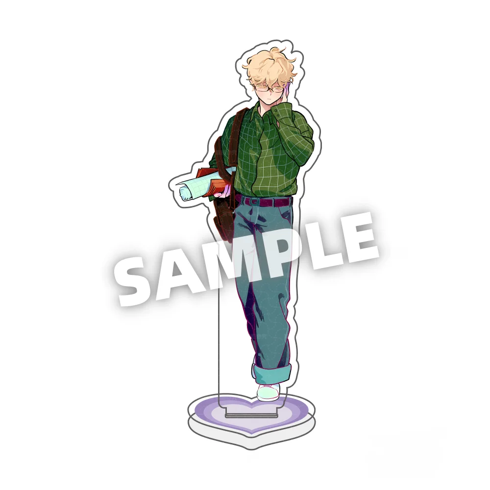 Anime ALIEN STAGE IVAN TILL LUKA SUA MIZI Geschenkspielzeug Acryl-Standmodell Actionfigur Ornament Zubehör Modell Desktop-Schlüsselanhänger
