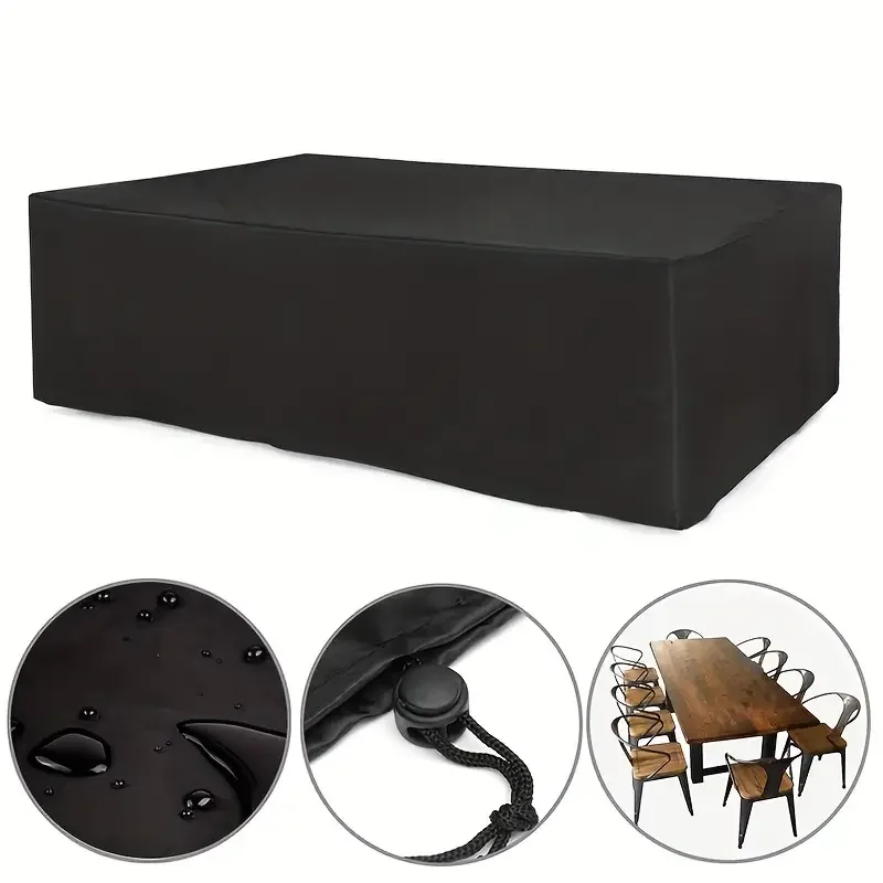 120-Größe Outdoor Garten Terrasse Möbel Abdeckung Staubschutz Outdoor Doppel Sofa Abdeckung Rechteckige Schutzhülle – Detail 1