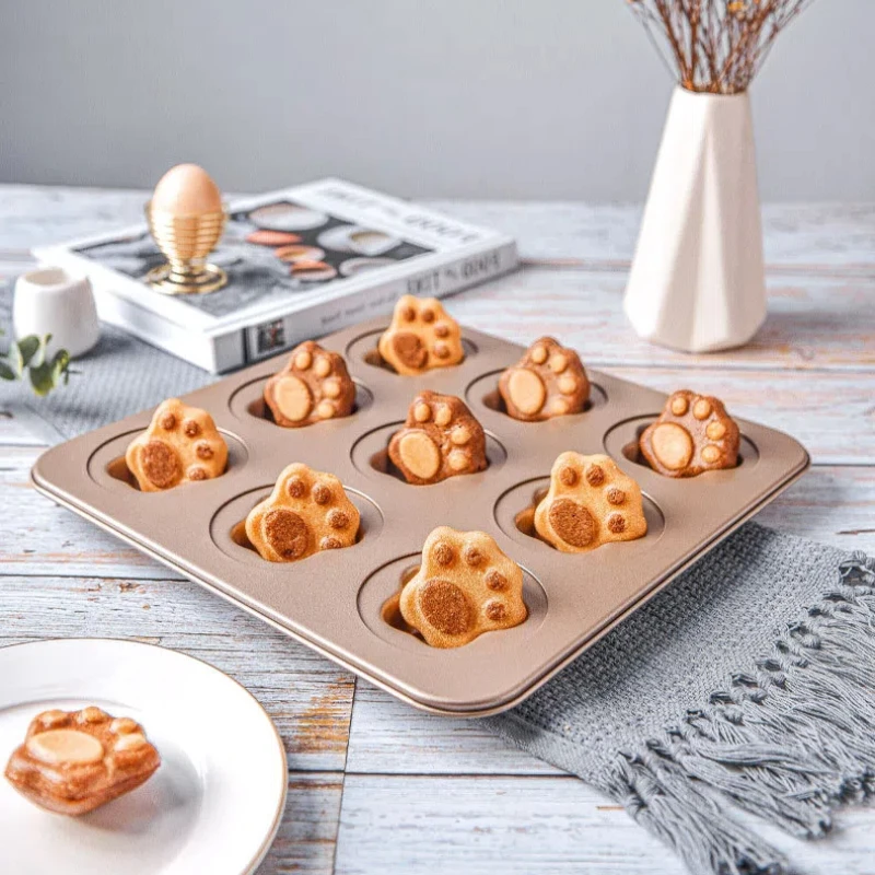 

Форма для торта детская креативная форма кошачьей лапы девять цепочек форма для торта на пару детский вспомогательный пищевой инструмент для выпечки пищевой материал