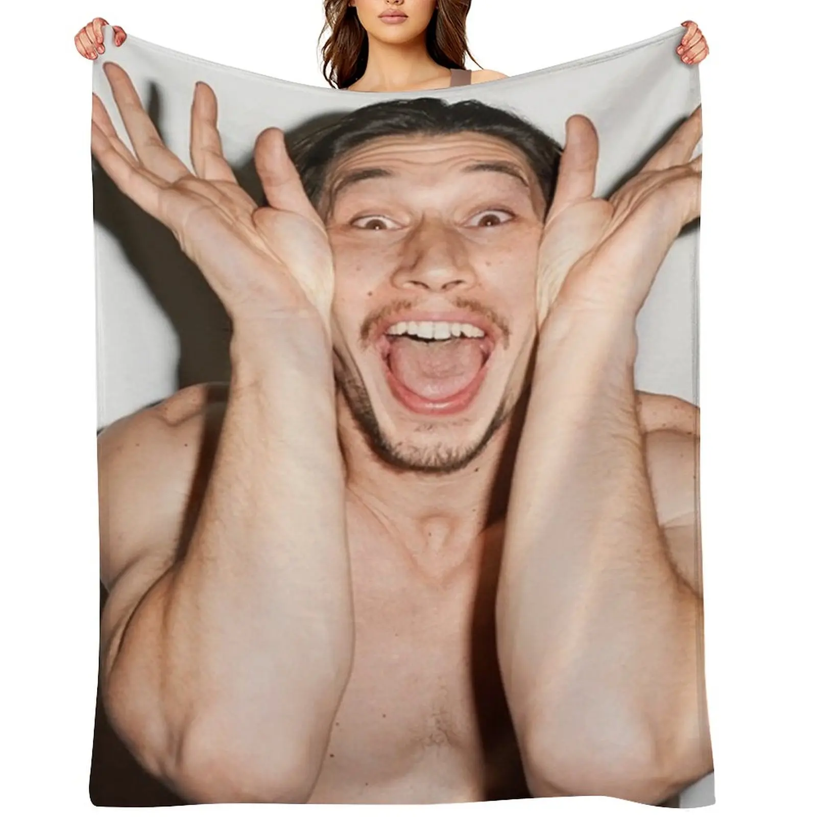 

Adam Driver Throw Blanket Bed Fashionable christmas gifts Summer Beddings Sleeping Bag Blankets