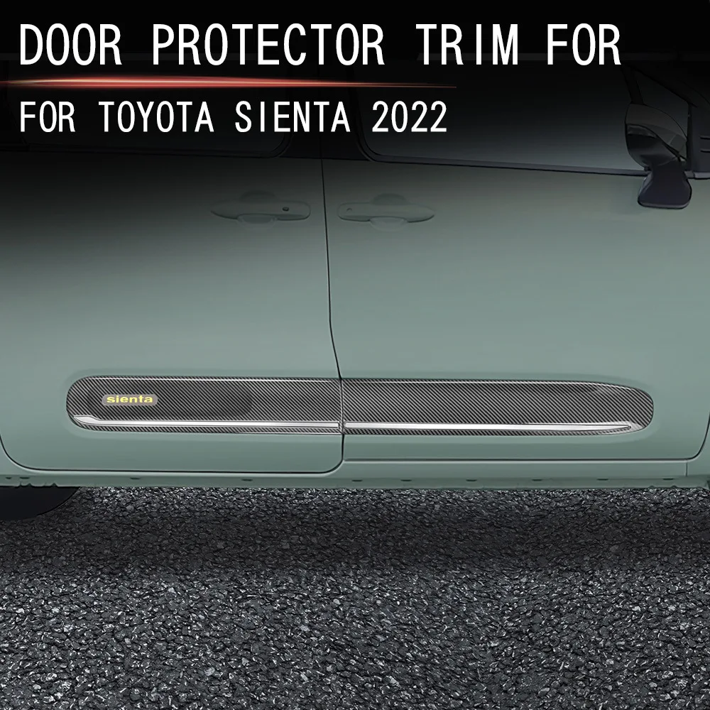 

Для Toyota Sienta 10 серии 2022 2023, боковая накладка на дверь, модифицированные аксессуары для накладки на дверь, внешняя накладка