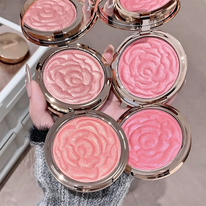 Bedak Pipi Embossed Motif Mawa - Beauty Flower Makeup ulasan dan harga