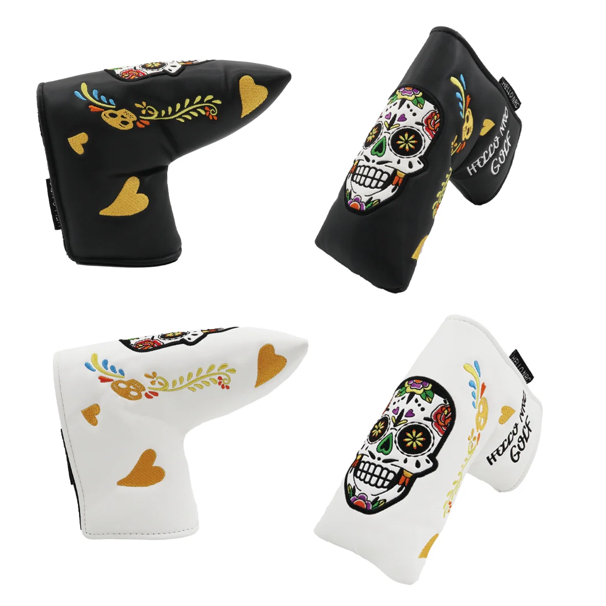 Housse de tête de putter de style mexicain, Housse de tête de putter Blade, Housse de putter Blade à fermeture magnétique