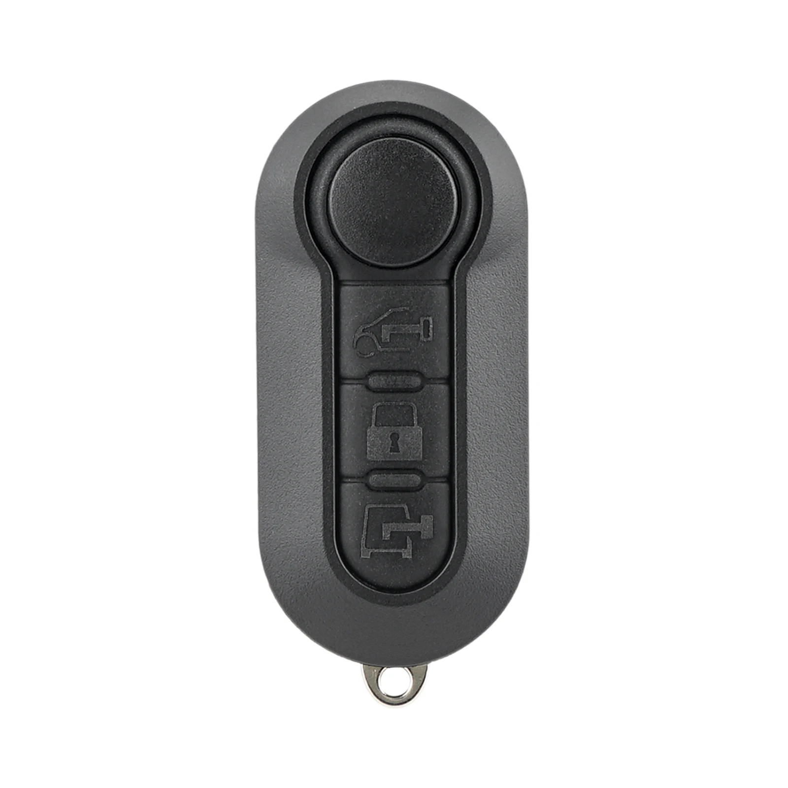 OHMSEN Sleutelhulsel voor Fiat auto, 3 knoppen, 500 Punto Ducato Panda Bravo Citroen Jumper Peugeot Boxer Iveco Daily