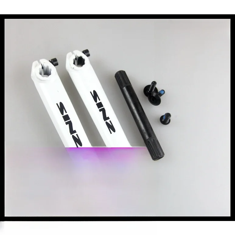 

BMX Bicycle Crank Right Hand RHD Tee-piece 75mm 8-key 9mm Axle Center Box Number Cycling Equipment Parts