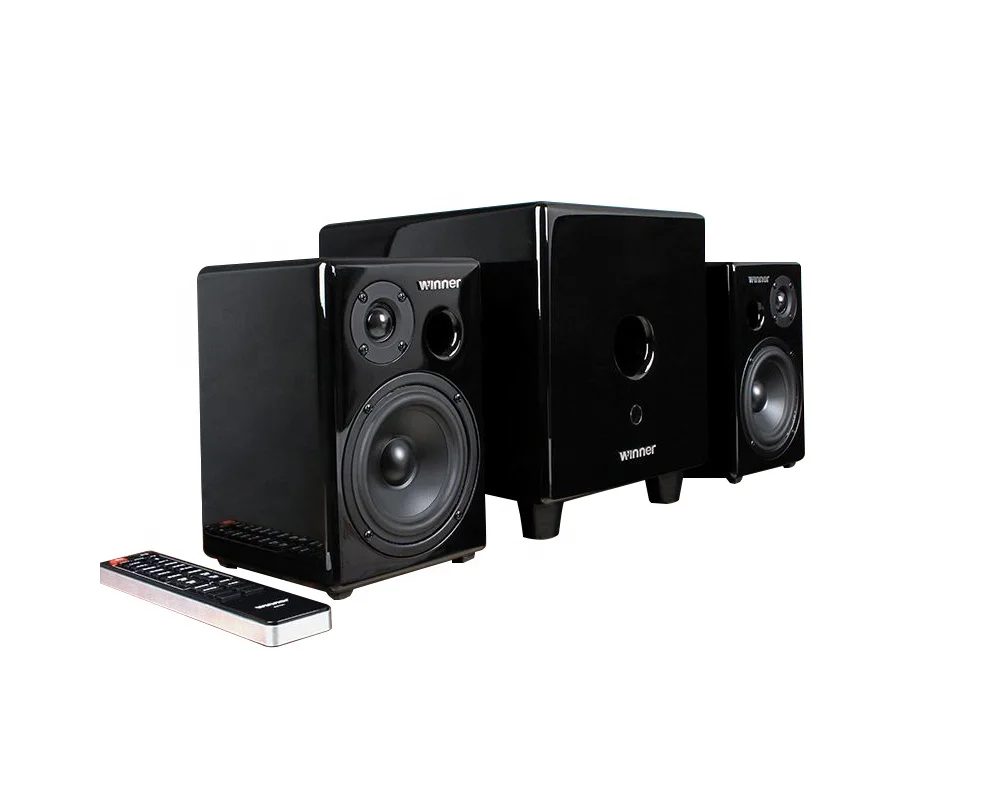 3'/4' High Pitch+4'middle Bass Home Use System Audio Home 2.1 Speaker Multimedia Bookshelf Computer Speakers Desktop Speaker