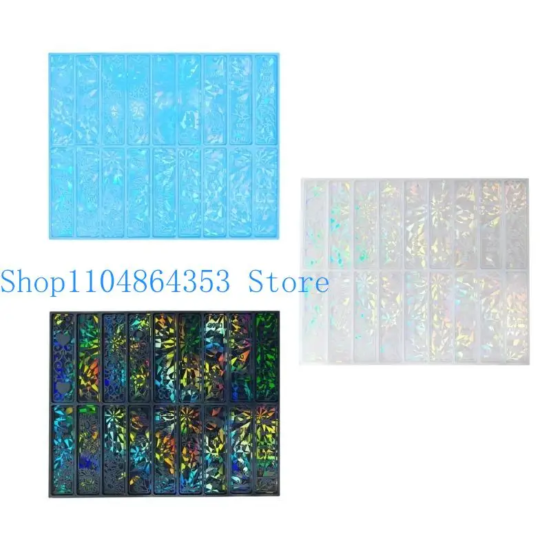 652F Silicone Bookmarks Mold Making Epoxy Resin Jewelry DIY Craft Mold