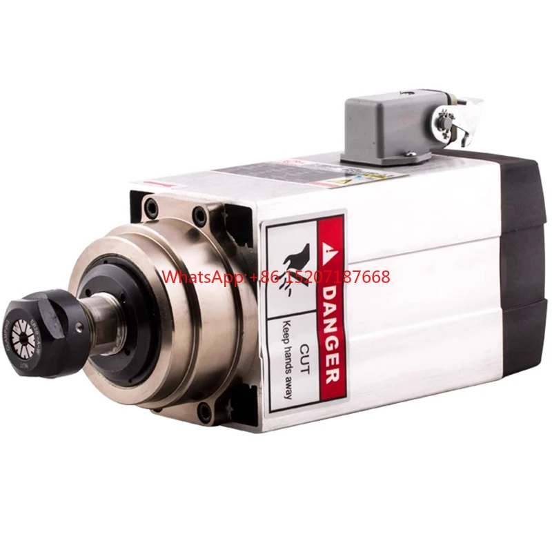 High quality GDZ120*103-6.0 ER32 air cooled spindle motor 6kw suitable for CNC planer air cooled spindle motor