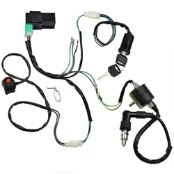 Motorcycle Ignition Coil & CDI Unit Kit For 90cc 110cc 125cc 50cc 70cc ATV Scooter Kart Four-Wheel Drive Pedal