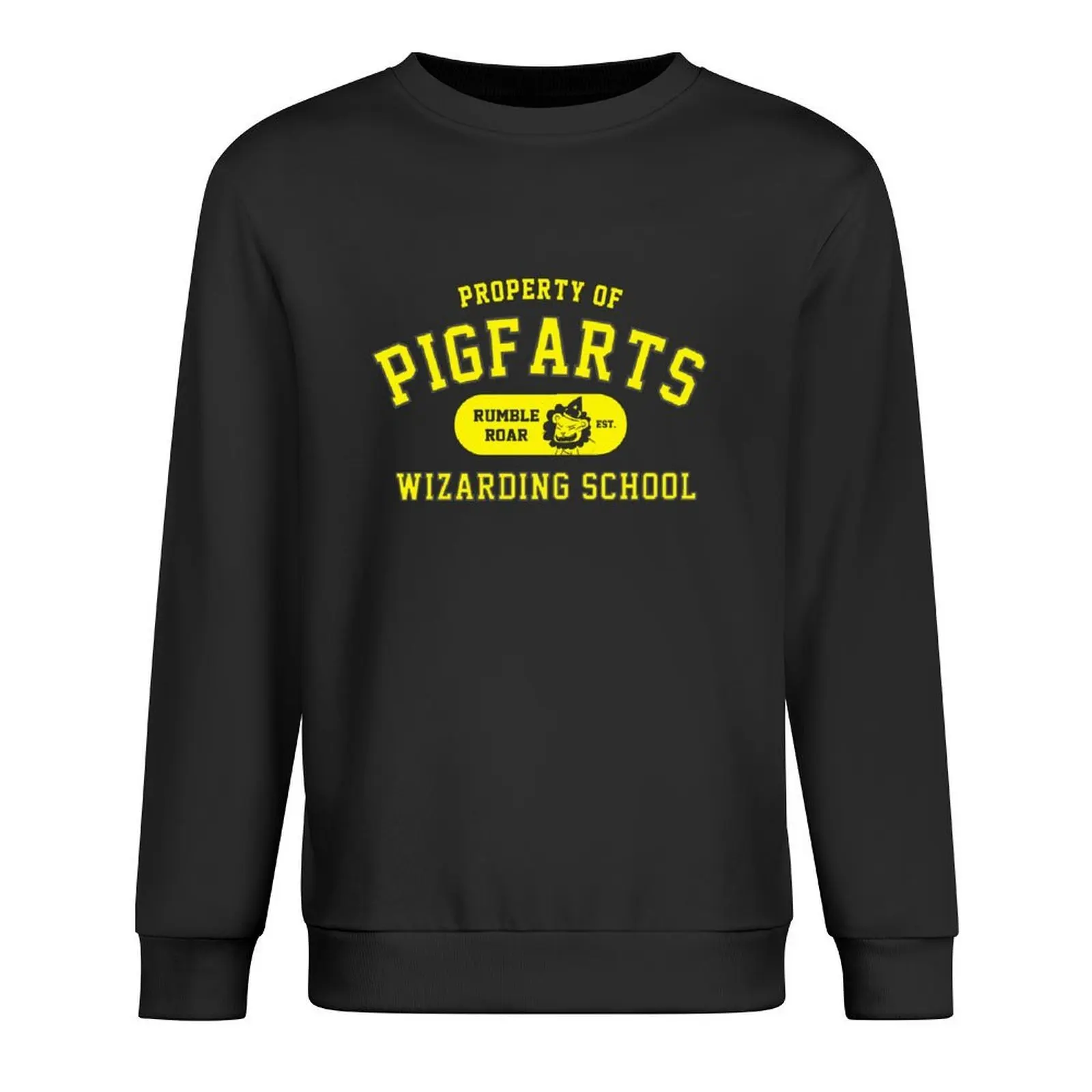 

Starkid: Pigfarts wizarding school (yellow) Pullover winter clothes graphic t shirts men men's coat pullover