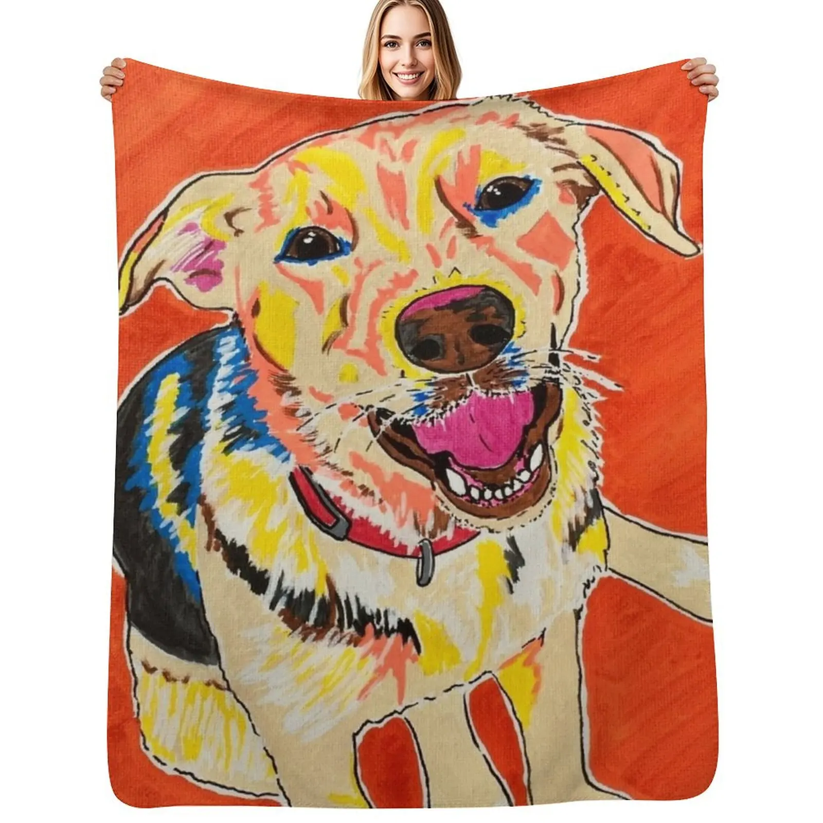 

Skittles~ Cindy Cunningham Throw Blanket blankets and throws valentine gift ideas manga Thermals For Travel Blankets