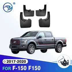 4Pcs Mud Flaps Mudflaps Splash Guards Fender Flares Front Rear for Ford F-150 F150 2017 - 2020 2018 201