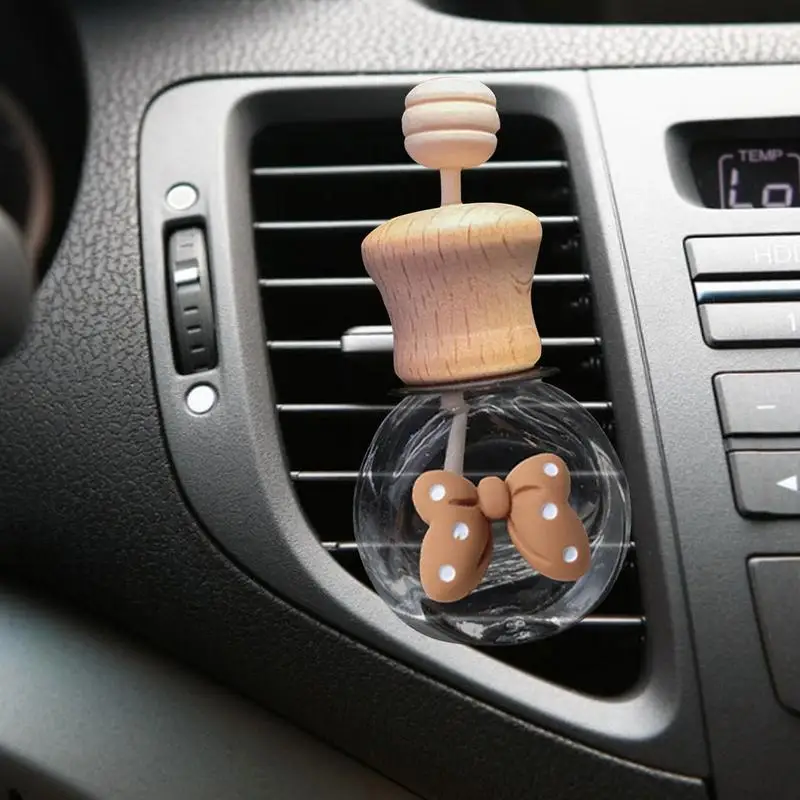 Car Hanging Perfume Bottle Pendant Milk Tea Durable Sturdy Safe Artistic Cartoon Decoration Carriage Internal Accessories