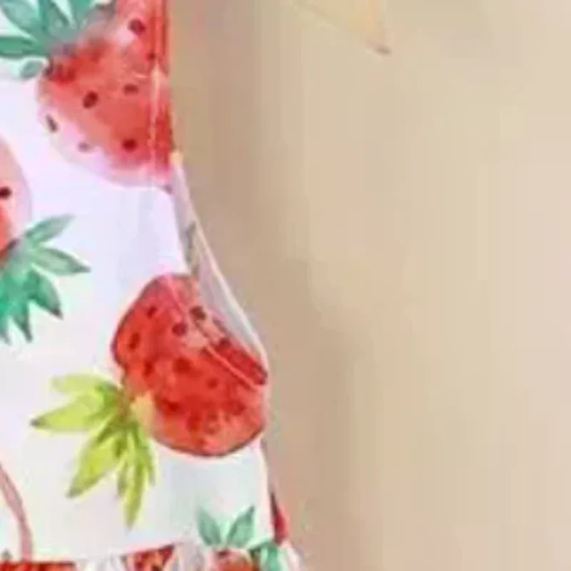 Newborn Baby Cotton Dress Regular Sleeveless A-Line Girl Dresses 0-24 Months