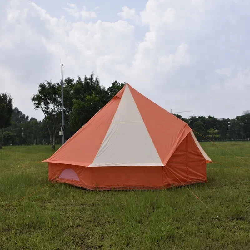 Outdoor Gear Dia. 5 meter Light Weight Round Teepee India Bell Tent for 10 Person Camping Yurt Tent