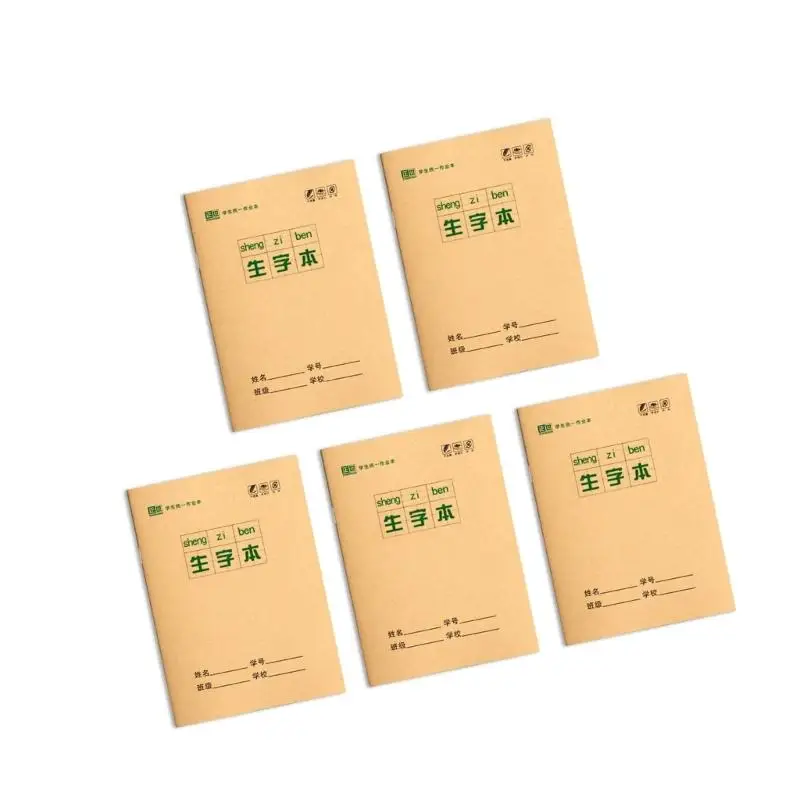 31BA 5 Stück 4,92 x 6,89 Zoll tragbares Notizbuch mit 16 Blatt für die Handschrift von Schülern – Detail 8