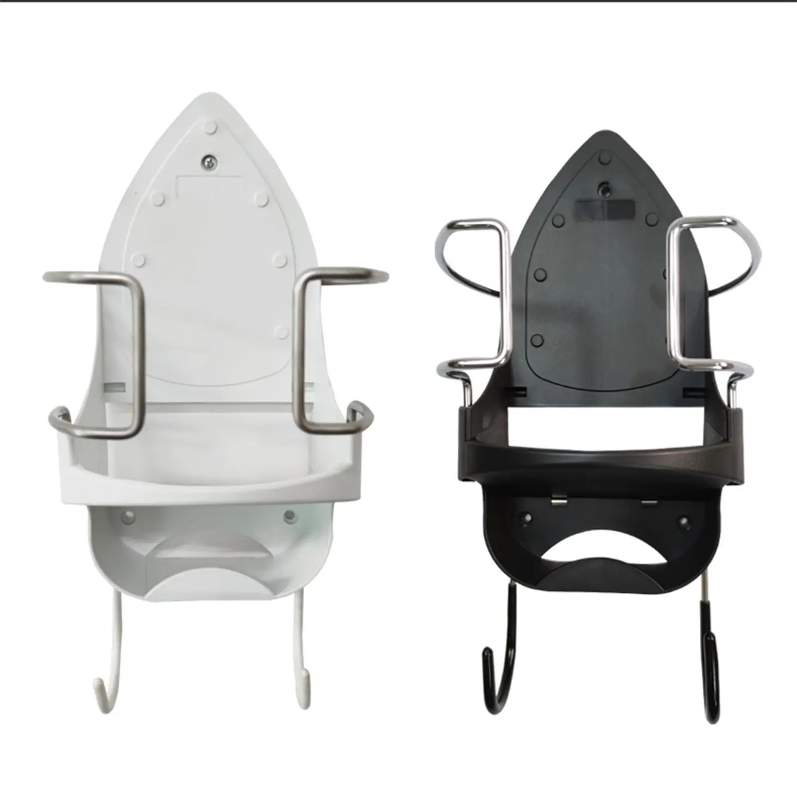 Folding Ironing Board Holder Heavy Duty Iron Hanger Storage Organizer for Door Laundry Utility Room