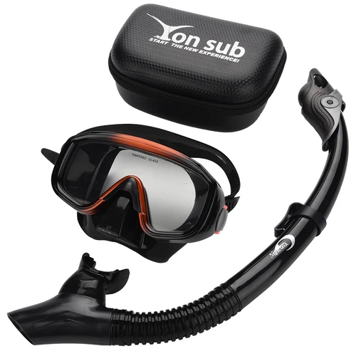 YonSub-Máscara de esnórquel subacuática para adultos, gafas de buceo, gafas de natación subacuáticas