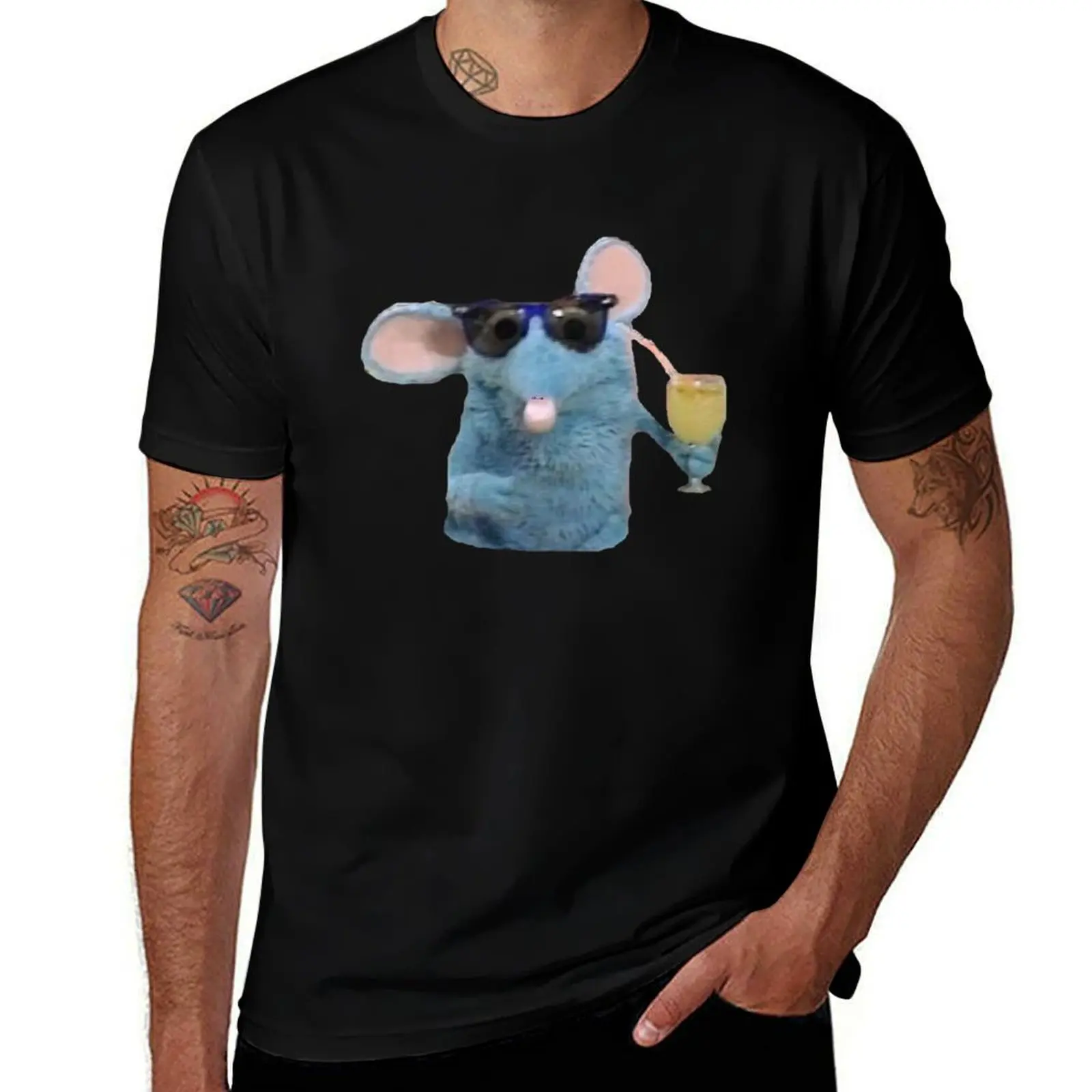 

Cool Tutter the mouse T-Shirt blanks sports fans custom shirt Aesthetic clothing mens workout shirts