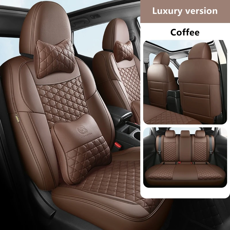 Custom Fit Car Accessories Seat Cover For 5 Seats Full Set Mashappi Leather Specific For2019-2022 year Nissan Qashqai J10 J11