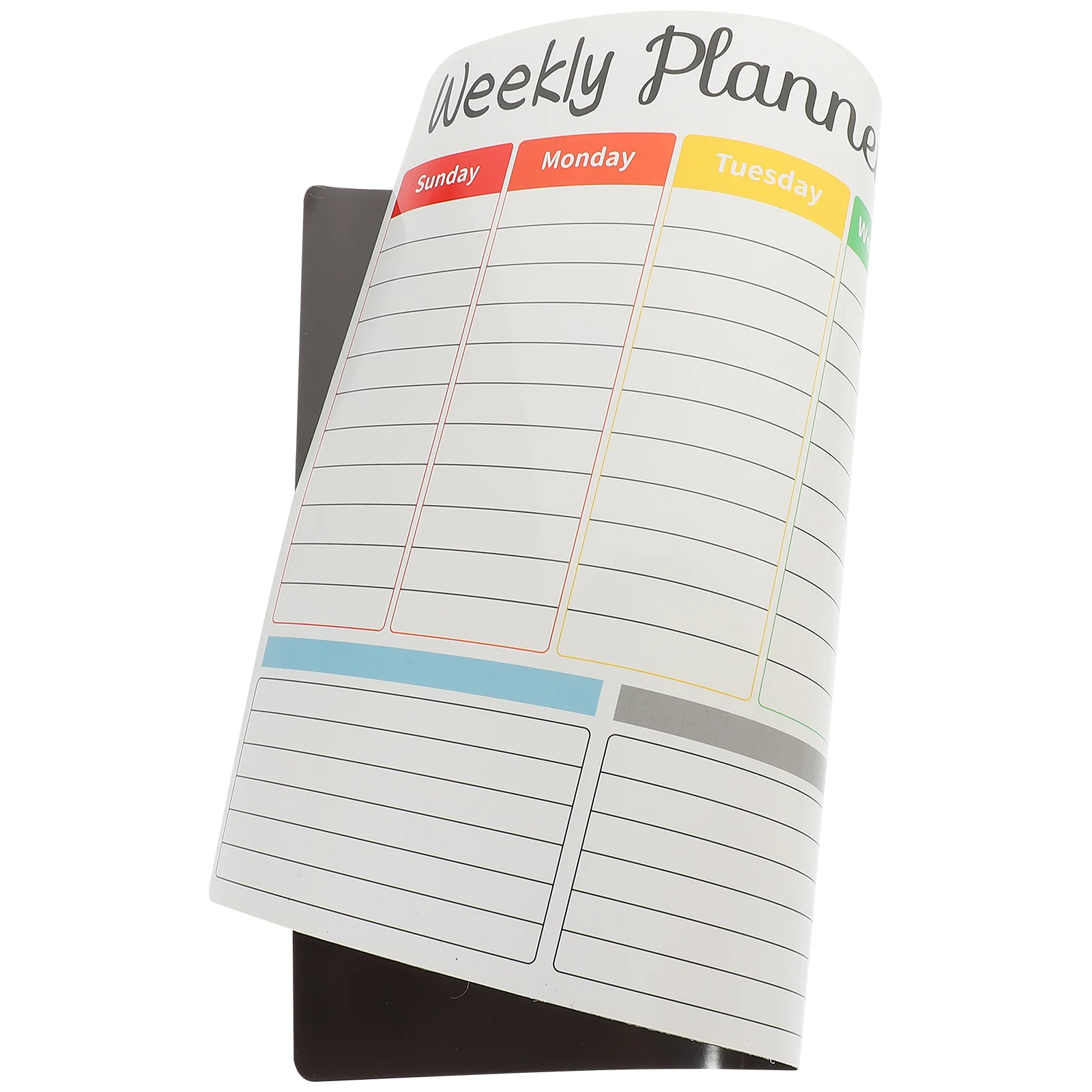 Monthly White Board Calendar Dry Erase Fridge Plan Magnet Schedule Planning Whiteboard Magnetic