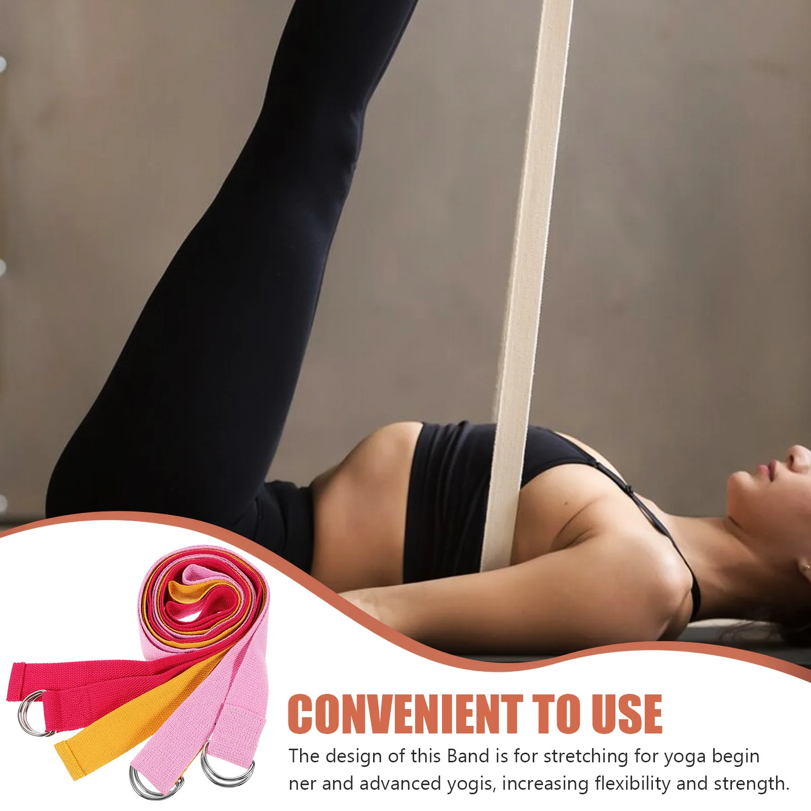 

Набор из 3-х легких эластичных лент для йоги: многофункциональные эспандеры для тренировки гибкости тела, для дома и спортзала