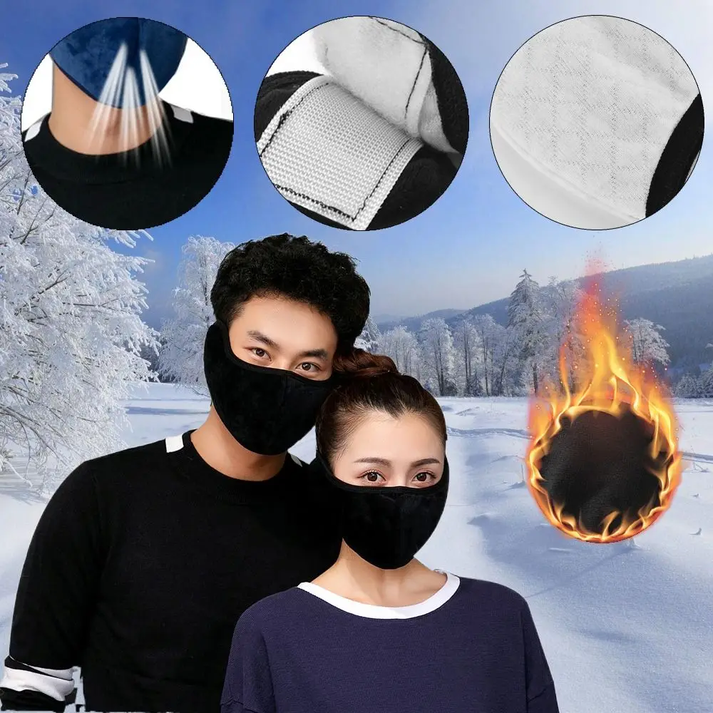 Mode Pluche Rijden Winddicht Masker Koudbestendig Winter Warm Gehoorbescherming Masker Thermische Oorbeschermers Voor Vrouwen Man