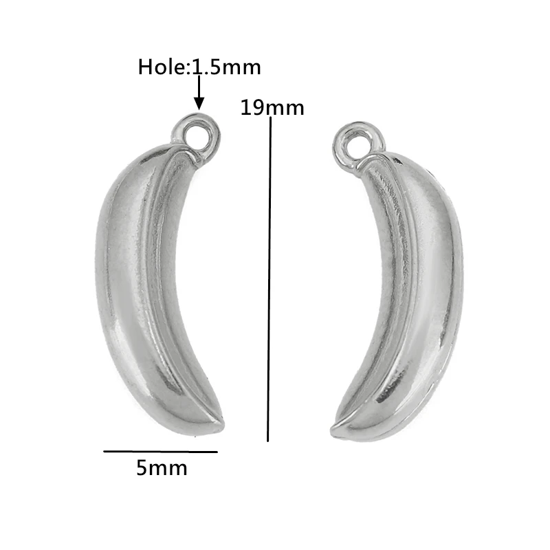 3pcs Lipstick Rabbit Conch Lovers Charms Pendants