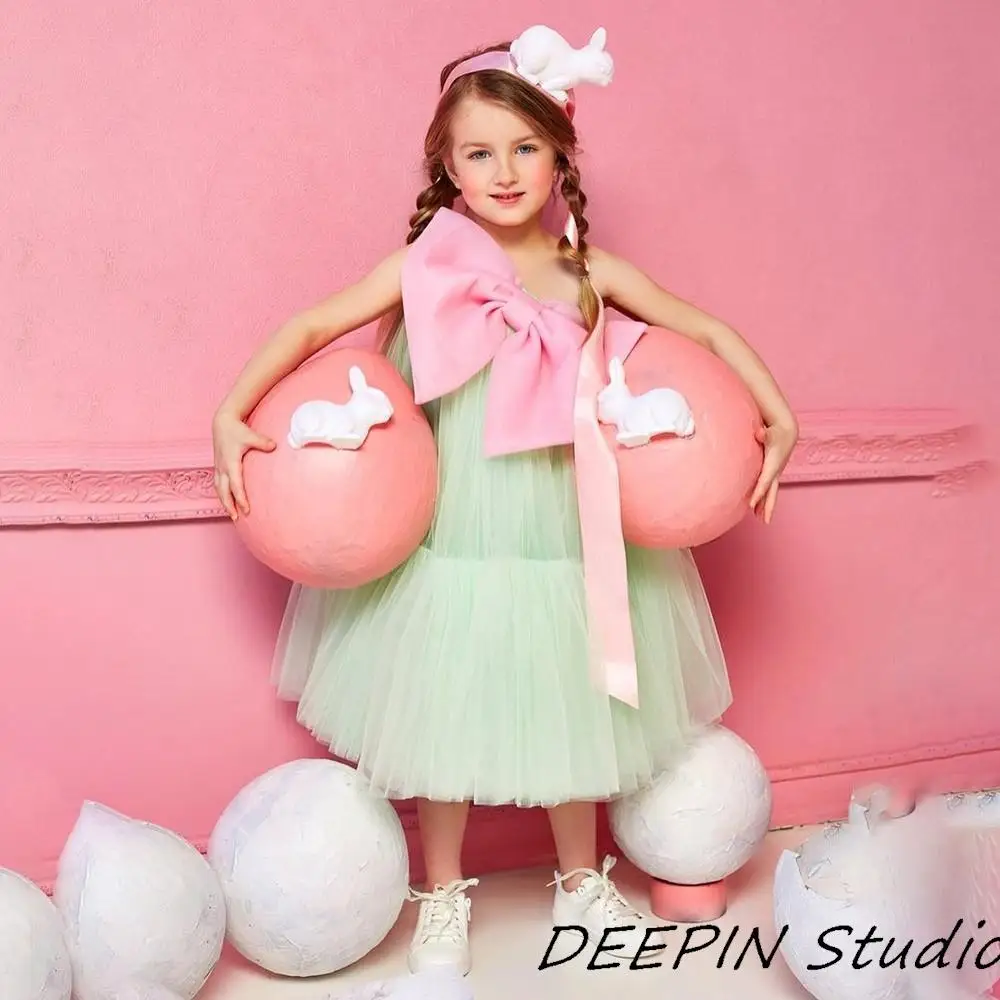 girls'-slip-slip-dress-summer-dopamine-2024-new-girls'-mesh-dress-catwalk-bow-princess-dress-travel-skirt-big-bow-pompous-dress