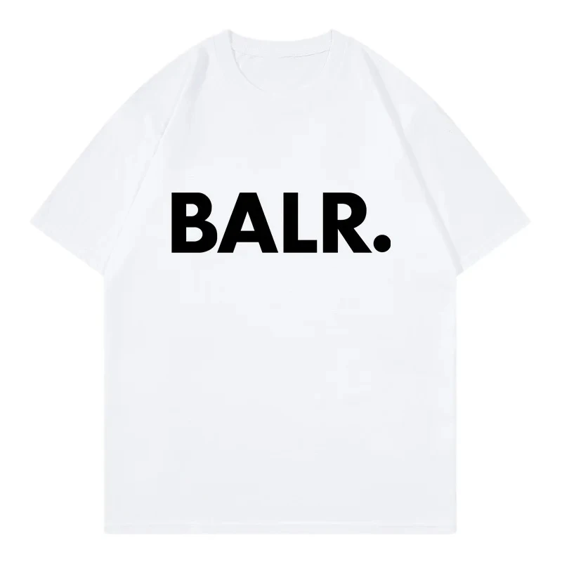 

Футболка мужская в стиле хип-хоп Balr с принтом Хлопковая футболка Уличная одежда Harajuku Летняя футболка с коротким рукавом Женские топы Футболки Модная одежда