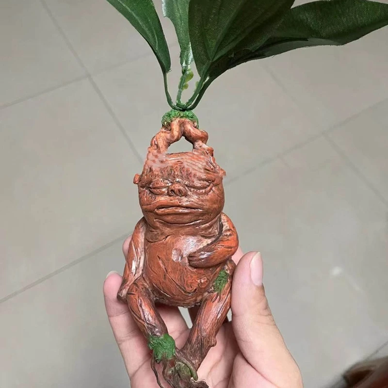 Mandrake Grass Resin Statue Landscape Ornament Art Figurine Crafts for Outdoor Garden Courtyard Living Room Bedroom Wholesale