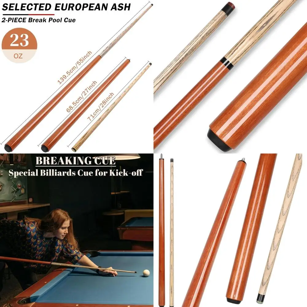 

Тяжелый кий на 21 унцию для мощных снимков у бассейна