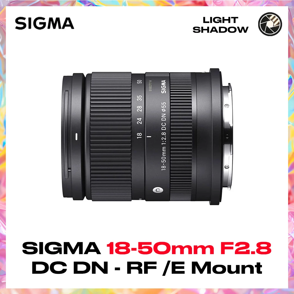【Brand New】Sigma 18-50mm F2.8 DC DN Lens Sony E/Canon RF - 290g for Travel Vlog Macro APS-C Standard Zoom C021