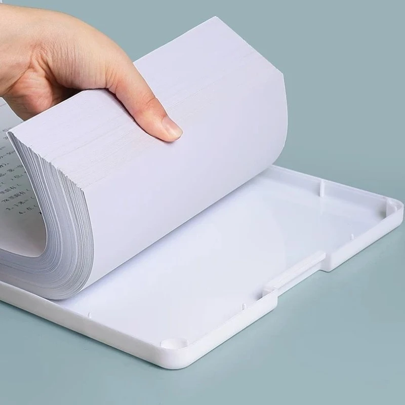 Clipboard File A4 Gaya Baru Kapasitas Besar 2-in-1 Folder Berkualitas Tinggi untuk Kertas Tes Siswa, Menulis di Kantor & Penyimpanan Dokumen