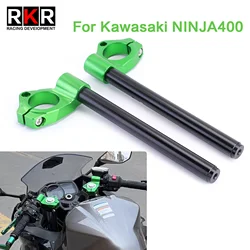 Motorcycle Handle Bar System Lower Sport Kit CNC Fork Tube Clip Handlebars lower for Kawasaki NINJA400 NINJA500 Ninja 400 500