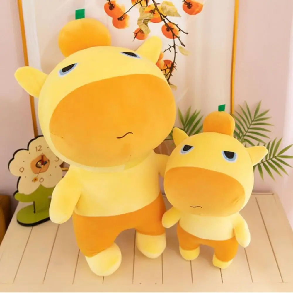 

Fluffy Capybara Water Dolphin Doll Simulation Room Decor Dolphin Doll Cartoon Persimmon Stuffed Dolphin Doll