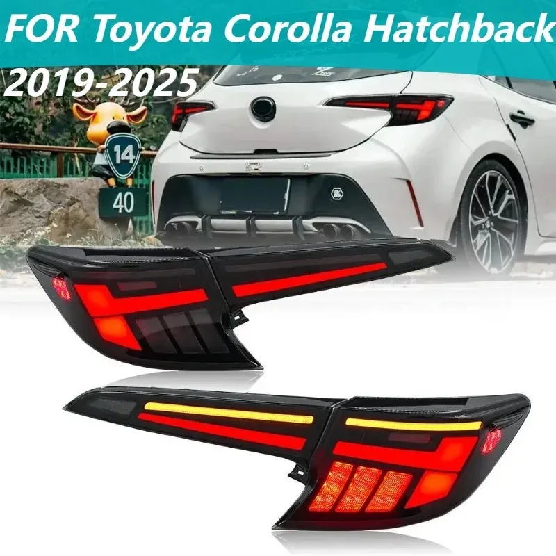 

Для Toyota Corolla Hatchback 2019-2025 1 пара светодиодных задних фонарей Plug and Play