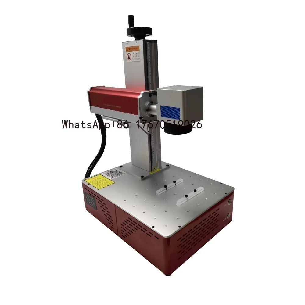 50W JPT MOPA Desktop Mini Fiber Marking Machine 30W  Engraver 20W Nameplate Engraving Metal Carving