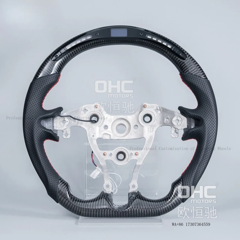 Suitable for the modern I30N Elantra GT/N carbon fiber running light LED smart steering wheel modification and customization