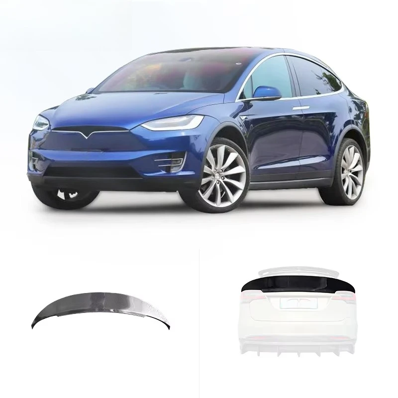

Suitable for Model X Body Kit Upgrade Carbon Fiber Rear Spoiler Rear Wing Tail Trunk Wing Car Modification Accessories