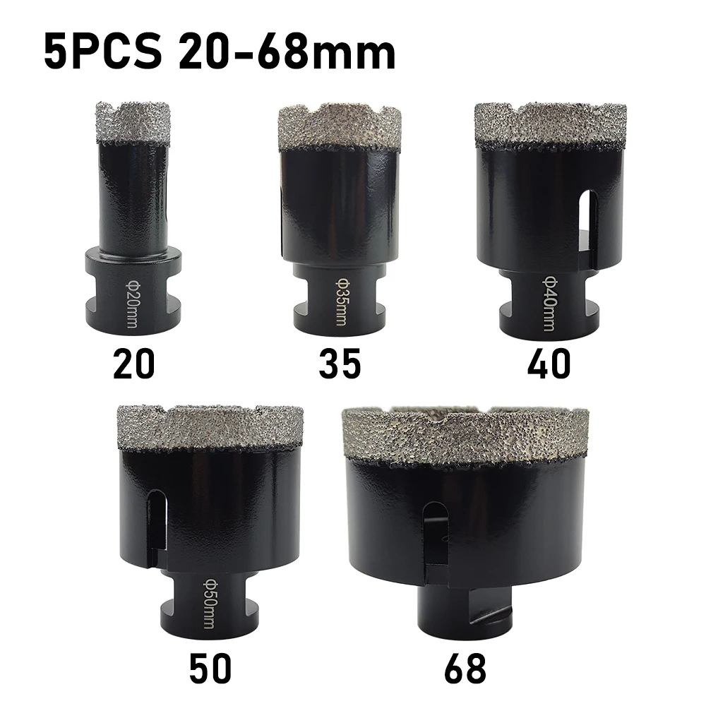 1 stks M14 Draad Diamant Droog Vacuümgesoldeerde Boren Core Bits Set porseleinen tegels kronen Boor Graniet Marmer Gatenzaag Gereedschap