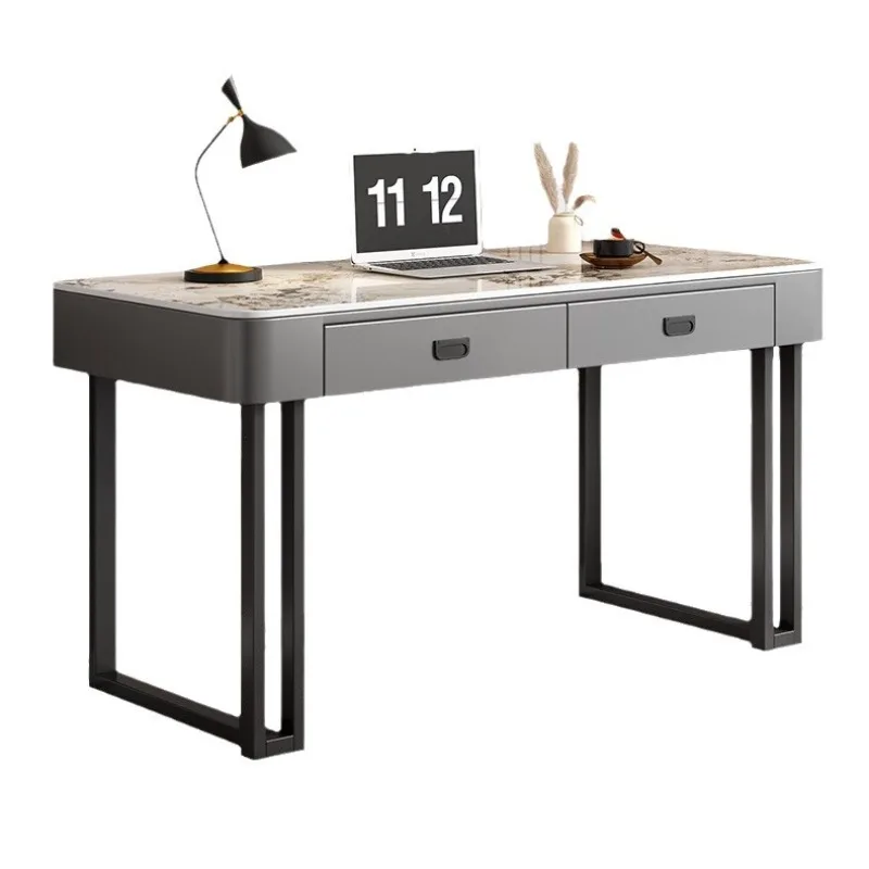 

Slate computer table Home desktop e-sports table Girls bedroom desk