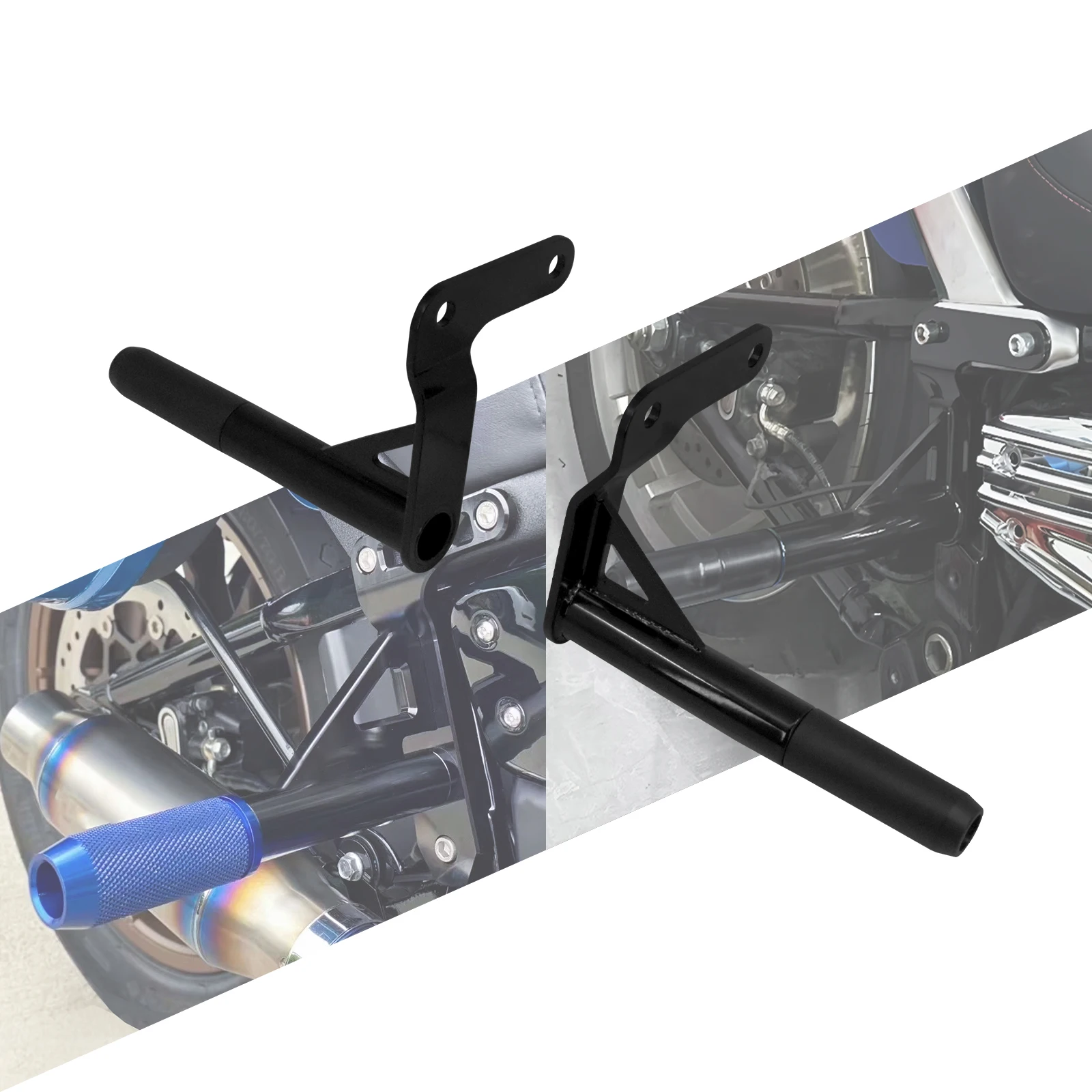 

Защитная рамка-слайдер для мотоциклов Harley Softail Low Rider Breakout Fat Boy FXBB FLSTC 18-24, защита от падений с задней части.