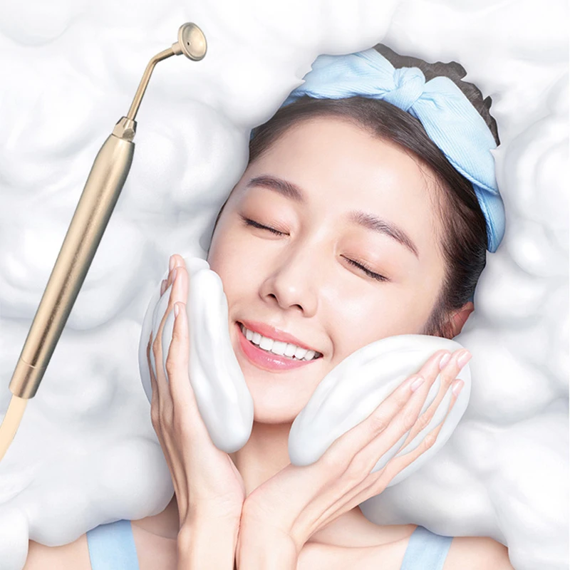 أداة تجميل فقاعات الأكسجين النشطة للتنظيف العميق وتعقيم البشرة والعث وتبييض الوجه وصالون تجميل الأكسجين النشط